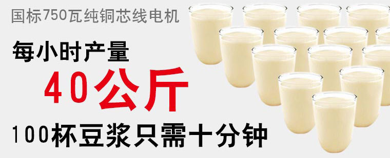 河獅大豆磨漿機(jī)每小時(shí)產(chǎn)量